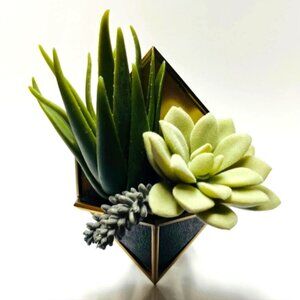 Bath & Body Works Succulent Geometric Planter Wallflower Diffuser Plug In Holder